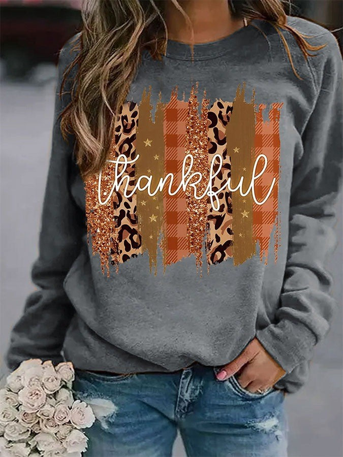 Women’s Halloween Pumpkin Print Sweater-HighTouch
