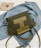 Canvas Bag Large-Capacity Commuting Fashionable and Versatile Handbag-HighTouch