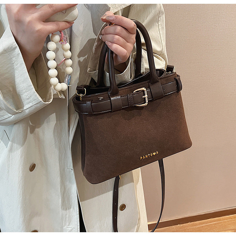 Retro Single-Shoulder Crossbody Bag – Stylish, Textured & Trendy Women's Bags-HighTouch