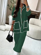 Relaxed Solid-Colour Layer – Effortlessly Chic Spring/Summer Outerwear-HighTouch