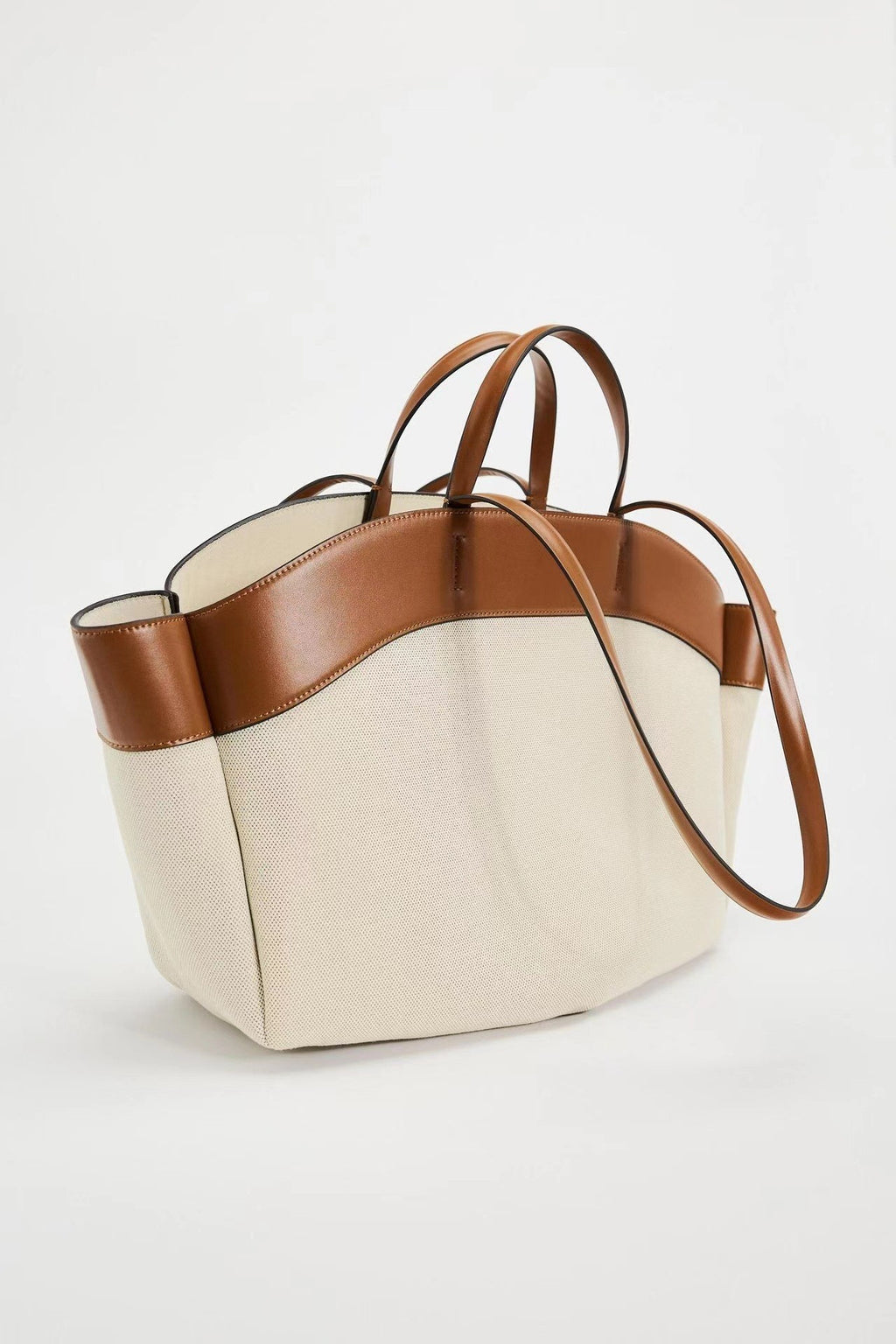 Spanish Inspired Large-Capacity Autumn Edition Versatile Shoulder & Handheld Shopper-HighTouch