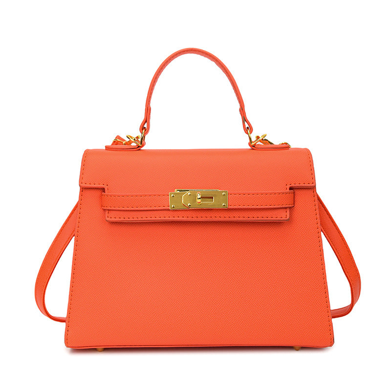 Lock Kelly-Style Shoulder & Crossbody Bag – Elegant, High-End Versatile Design-HighTouch