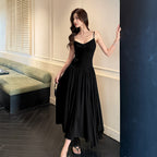 Cross-border Summer halter dress Halter Pleated A-Line Maxi Dress-HighTouch