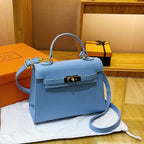 Lock Kelly-Style Shoulder & Crossbody Bag – Elegant, High-End Versatile Design-HighTouch