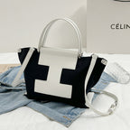 Canvas Bag Large-Capacity Commuting Fashionable and Versatile Handbag-HighTouch