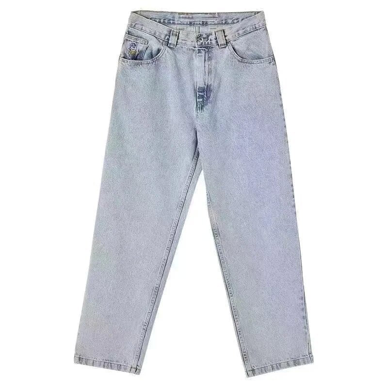 Y2K Big-Boy Baggy Jeans / Loose Denim Shorts-HighTouch