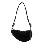 Cross-border high-end quality handbag, women's large-capacity 2024 new autumn and winter niche design, retro crossbody bag, dumpling bag-HighTouch