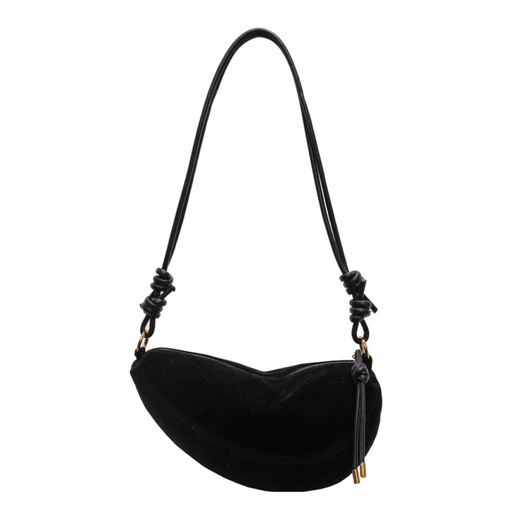 Cross-border high-end quality handbag, women's large-capacity 2024 new autumn and winter niche design, retro crossbody bag, dumpling bag-HighTouch