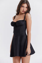 Backless Strappy Mini Dress – Sexy & Slimming Summer Dress-HighTouch