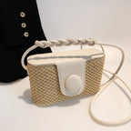 Woven Crossbody Beach Bag – Stylish Summer Shoulder Purse for Women-HighTouch