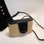 Woven Crossbody Beach Bag – Stylish Summer Shoulder Purse for Women-HighTouch