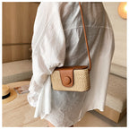 Woven Crossbody Beach Bag – Stylish Summer Shoulder Purse for Women-HighTouch