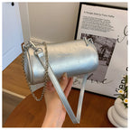 Cylindrical Pillow Crossbody – Chic Retro Barrel Bag, Lightweight & Stylish-HighTouch