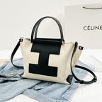 Canvas Bag Large-Capacity Commuting Fashionable and Versatile Handbag-HighTouch