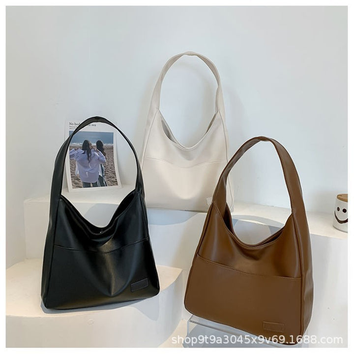 Large-Capacity College Tote – Spacious, Stylish Shoulder & Crossbody Bag-HighTouch