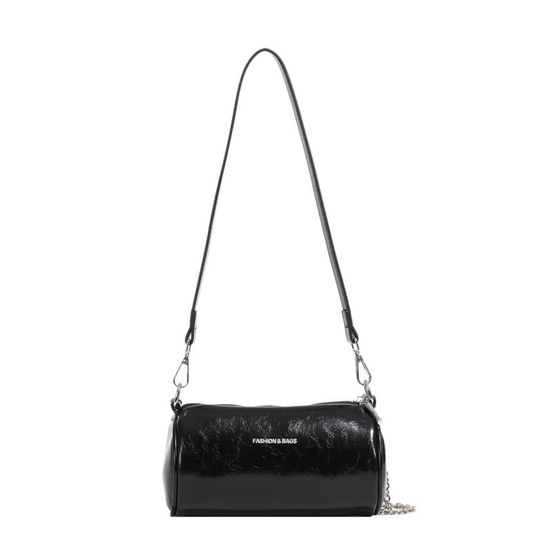 Cylindrical Pillow Crossbody – Chic Retro Barrel Bag, Lightweight & Stylish-HighTouch