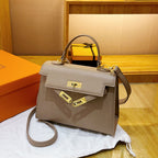 Lock Kelly-Style Shoulder & Crossbody Bag – Elegant, High-End Versatile Design-HighTouch