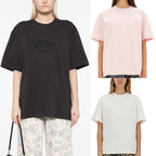Striped Halter Backless Tee – Sweet Diamond & Heart Embroidery-HighTouch