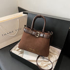 Retro Single-Shoulder Crossbody Bag – Stylish, Textured & Trendy Women's Bags-HighTouch