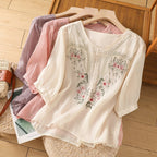 Tamsina| Floral Relaxed Blouse