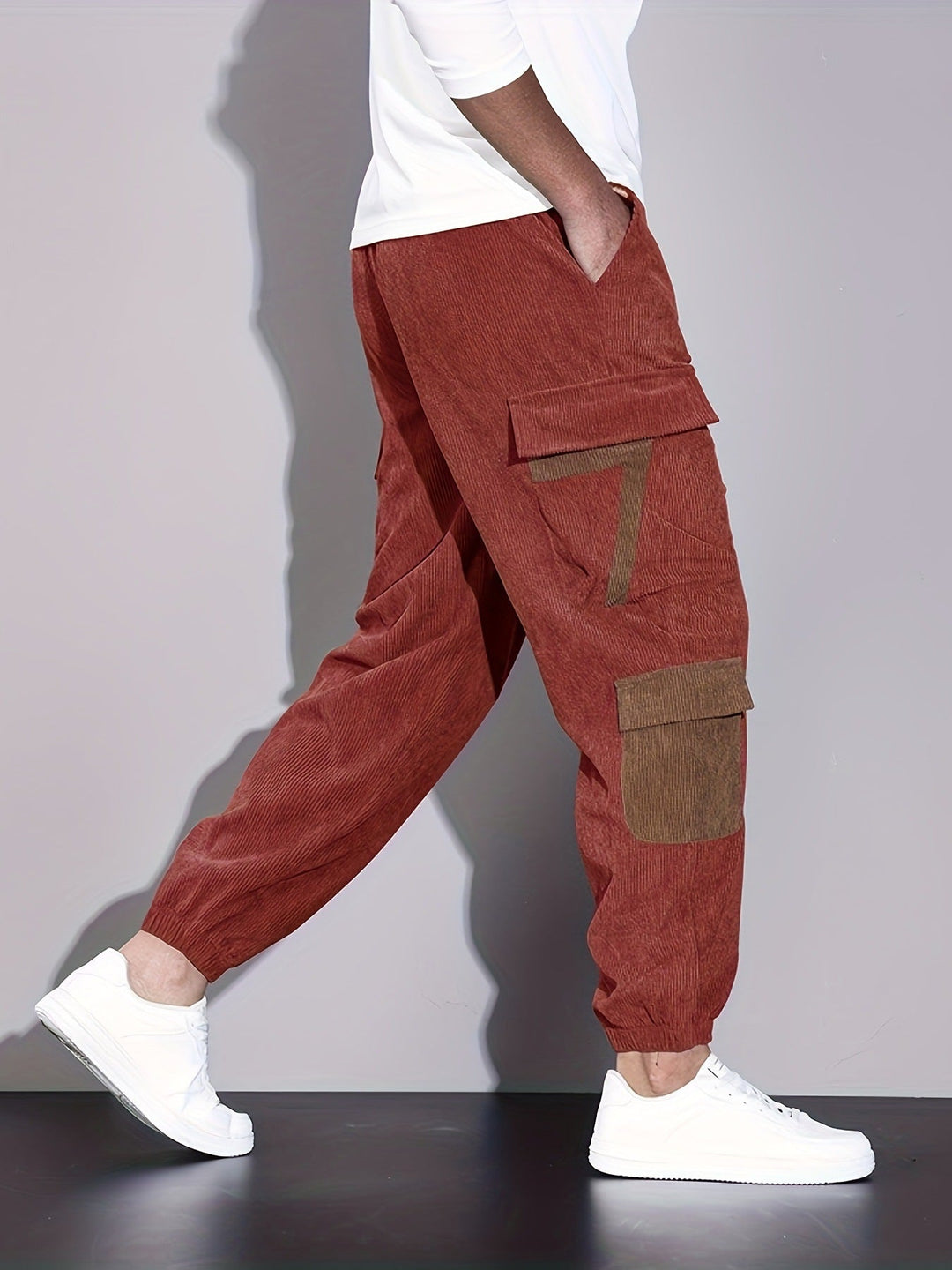 Santiago Corduroy Cargo Joggers