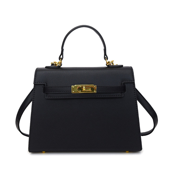 Lock Kelly-Style Shoulder & Crossbody Bag – Elegant, High-End Versatile Design-HighTouch