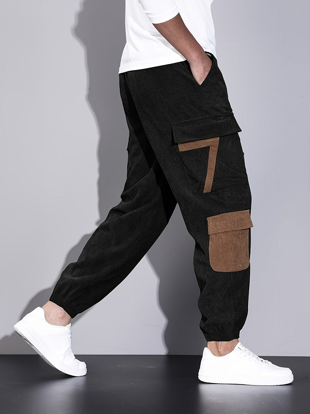 Santiago Corduroy Cargo Joggers