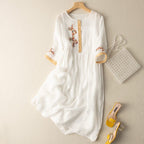Sofia| Pattern Relaxed Midi Dress