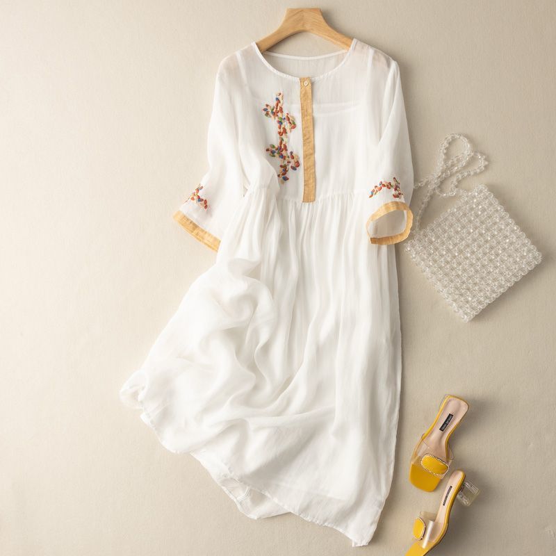 Sofia| Pattern Relaxed Midi Dress