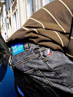 Y2K Big-Boy Baggy Jeans / Loose Denim Shorts-HighTouch