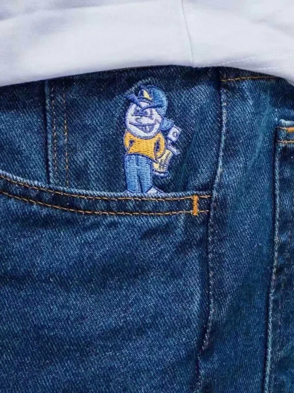 Y2K Big-Boy Baggy Jeans / Loose Denim Shorts-HighTouch