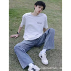 High-Street Hip-Hop Long Denim Jeans Pants-HighTouch