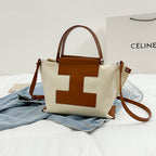 Canvas Bag Large-Capacity Commuting Fashionable and Versatile Handbag-HighTouch