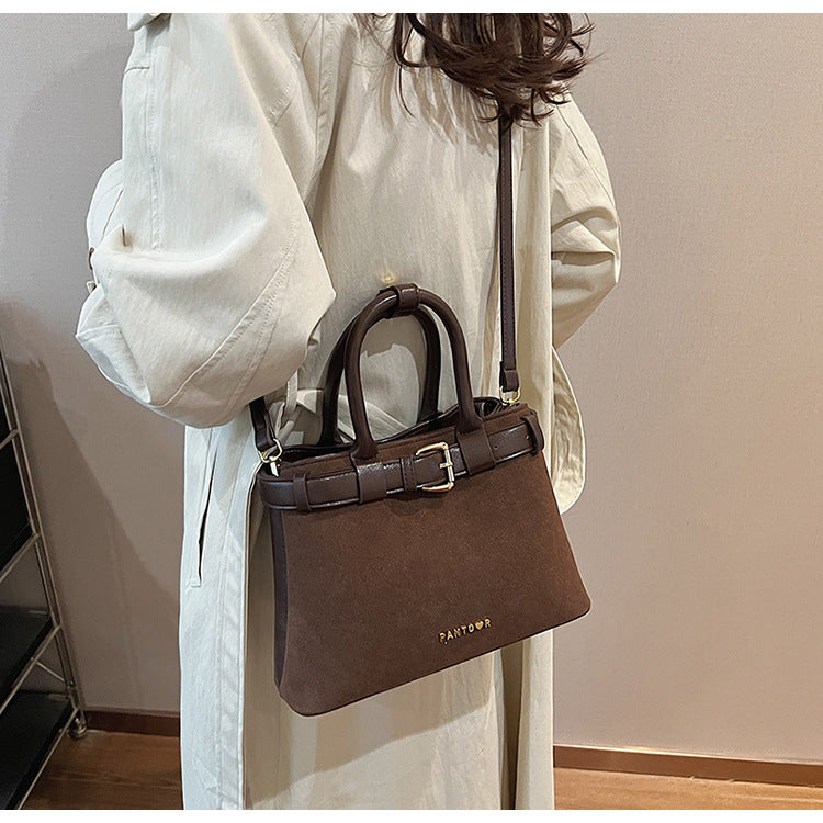 Retro Single-Shoulder Crossbody Bag – Stylish, Textured & Trendy Women's Bags-HighTouch