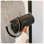 Cylindrical Pillow Crossbody – Chic Retro Barrel Bag, Lightweight & Stylish-HighTouch