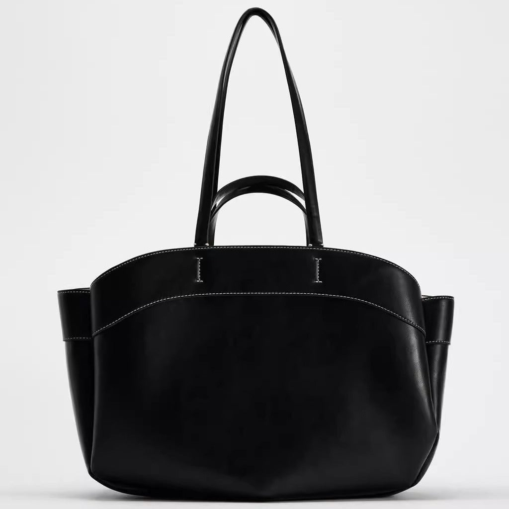 Spanish Inspired Large-Capacity Autumn Edition Versatile Shoulder & Handheld Shopper-HighTouch