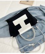 Canvas Bag Large-Capacity Commuting Fashionable and Versatile Handbag-HighTouch