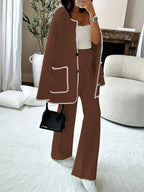 Relaxed Solid-Colour Layer – Effortlessly Chic Spring/Summer Outerwear-HighTouch