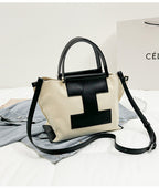 Canvas Bag Large-Capacity Commuting Fashionable and Versatile Handbag-HighTouch