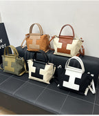 Canvas Bag Large-Capacity Commuting Fashionable and Versatile Handbag-HighTouch