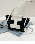 Canvas Bag Large-Capacity Commuting Fashionable and Versatile Handbag-HighTouch