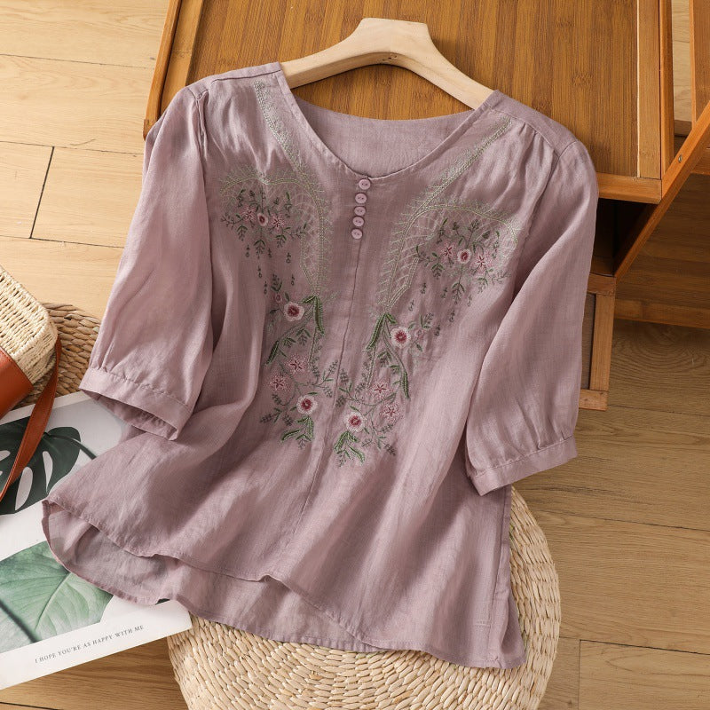 Tamsina| Floral Relaxed Blouse