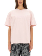 Striped Halter Backless Tee – Sweet Diamond & Heart Embroidery-HighTouch