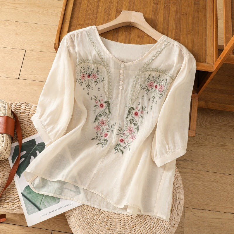 Tamsina| Floral Relaxed Blouse