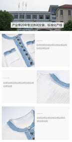 French-Style Knitted Maxi Dress – V-Neck, Cinched Waist & Casual-Chic Comfort-HighTouch