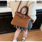 Retro Single-Shoulder Crossbody Bag – Stylish, Textured & Trendy Women's Bags-HighTouch