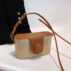 Woven Crossbody Beach Bag – Stylish Summer Shoulder Purse for Women-HighTouch