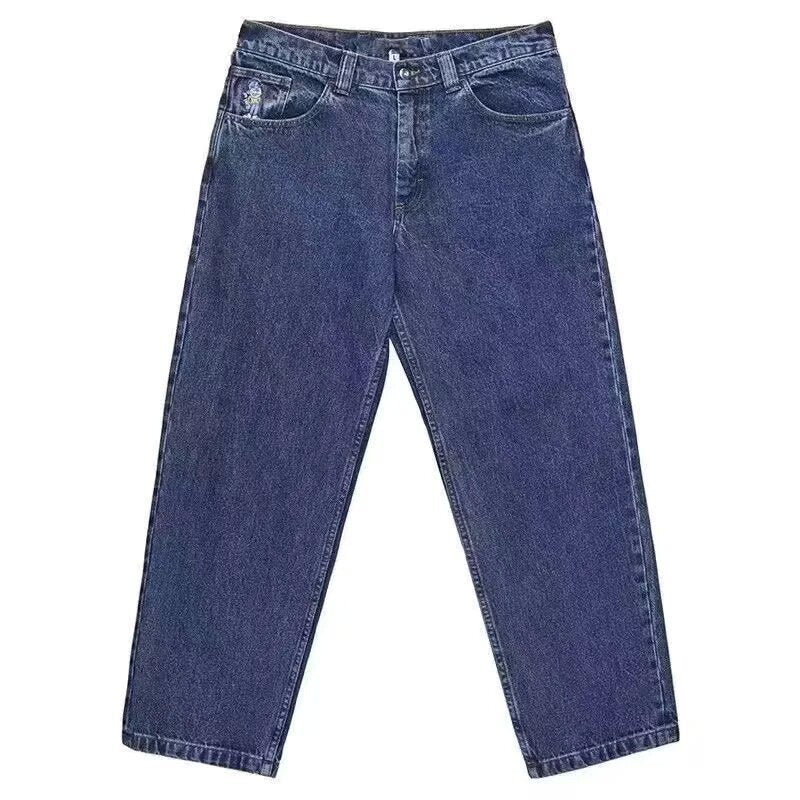 Y2K Big-Boy Baggy Jeans / Loose Denim Shorts-HighTouch