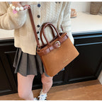 Retro Single-Shoulder Crossbody Bag – Stylish, Textured & Trendy Women's Bags-HighTouch