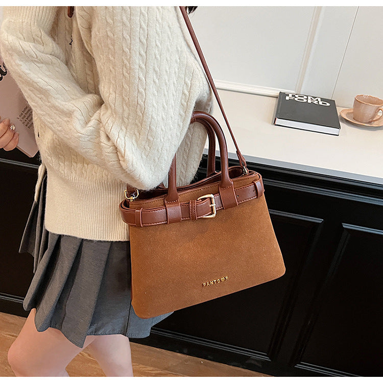 Retro Single-Shoulder Crossbody Bag – Stylish, Textured & Trendy Women's Bags-HighTouch